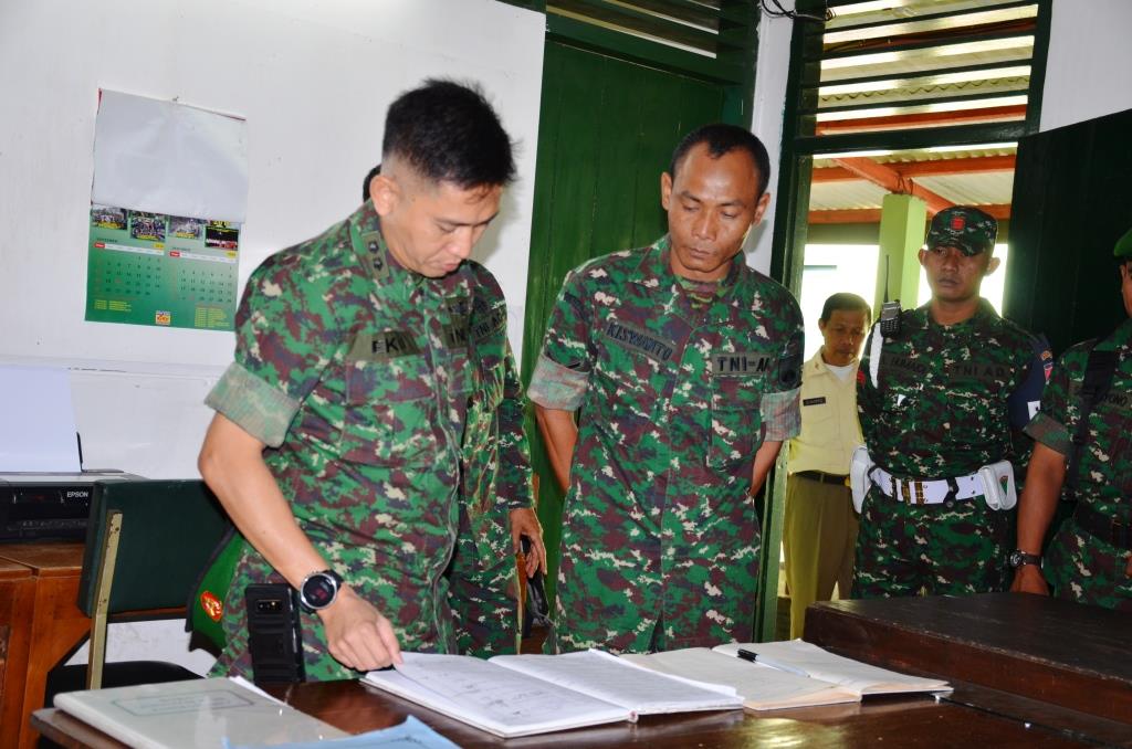 Kunjungan Tim Wasev Spamad ke Korem 073/Makutarama